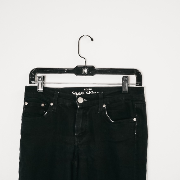 Fossil Super Skinny Black Jeans - Picture 2 of 7